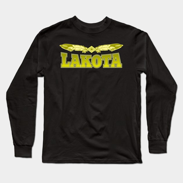 Lakota Tribe Long Sleeve T-Shirt by MagicEyeOnly